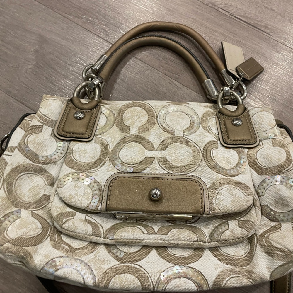 Coach KRISTIN SEQUINS Handbag - Picture 2 of 16